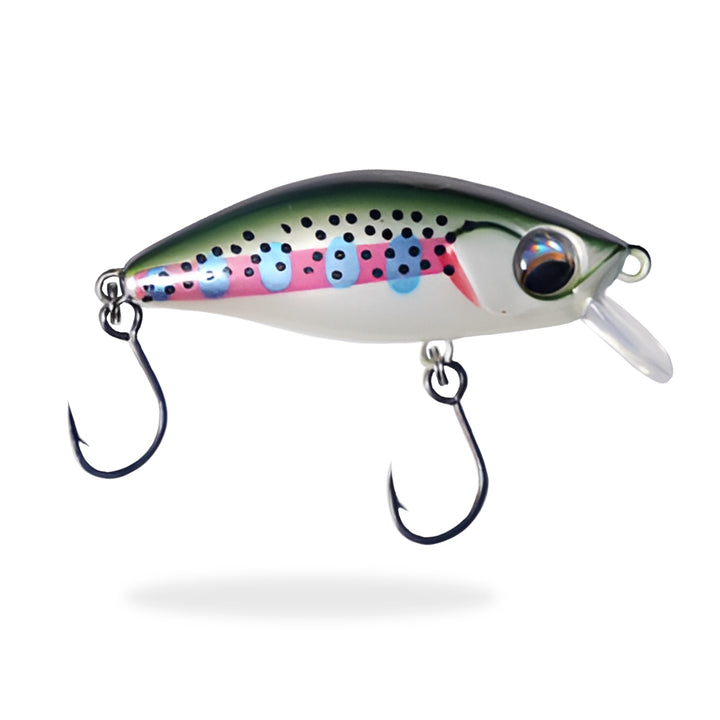 Angelherz® Heavy Minnow – Premium  Floating Forellenwobbler mit Rassel