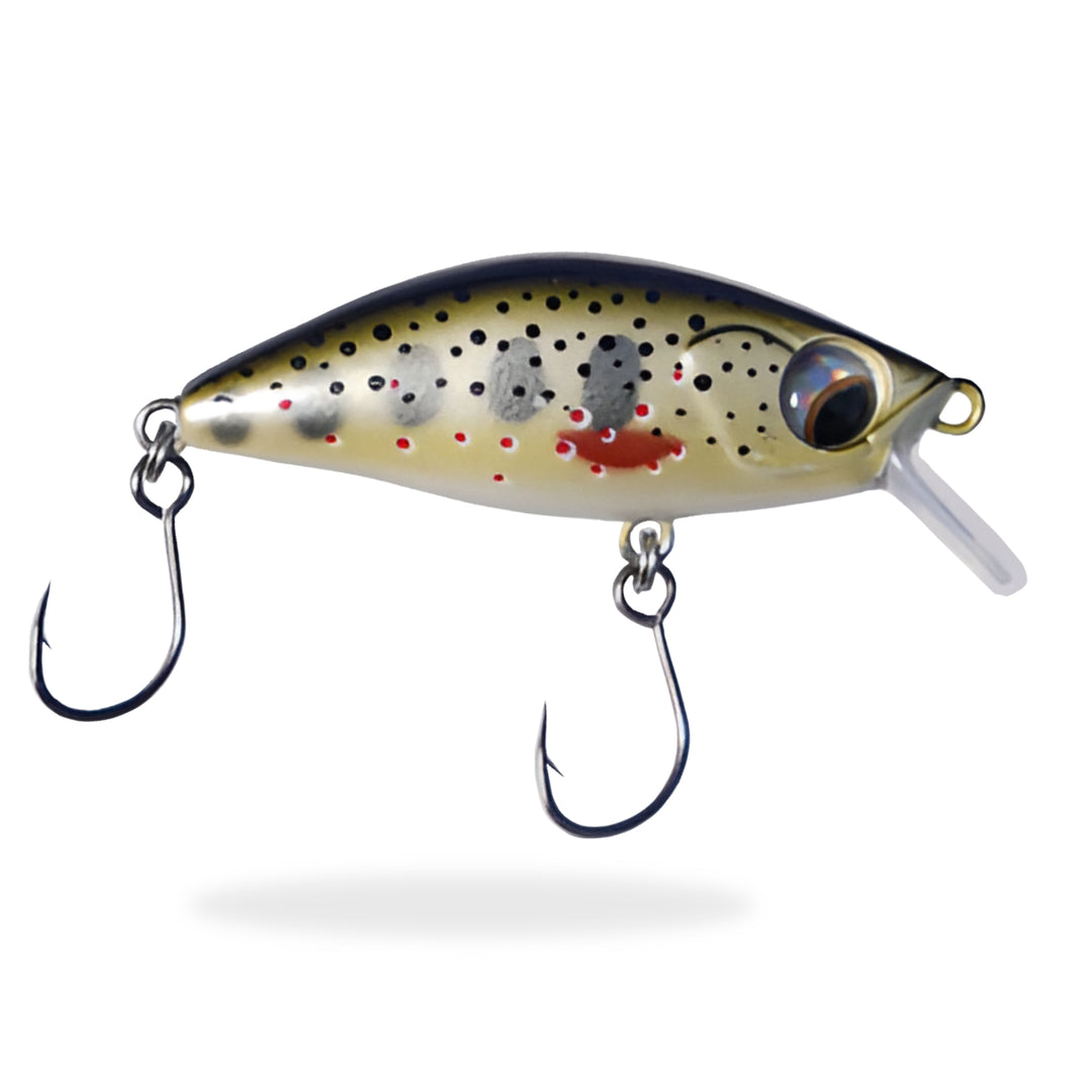 Angelherz® Heavy Minnow – Premium  Floating Forellenwobbler mit Rassel