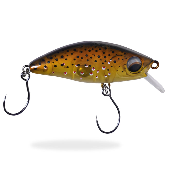 Angelherz® Heavy Minnow – Premium  Floating Forellenwobbler mit Rassel