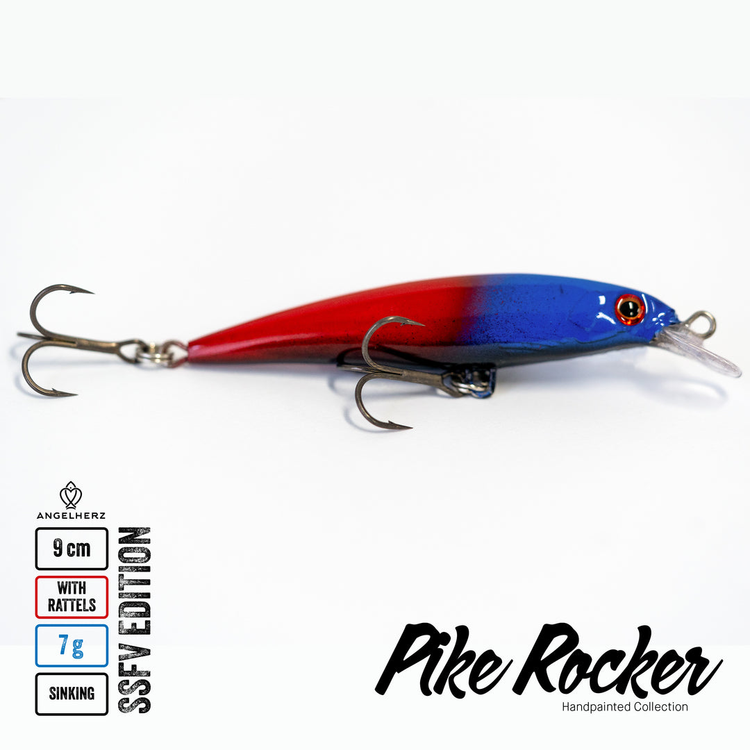 Pike Rocker SSFV Edition – Handpainted Minnow Wobbler 9 cm / 7g