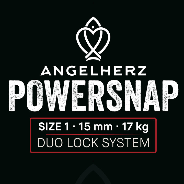 Angelherz® Powersnap – Premium Fishing Snaps (12 pcs)