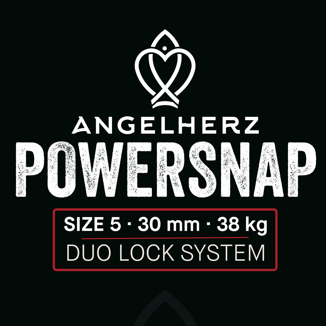 Angelherz® Powersnap – Premium Fishing Snaps (12 pcs)