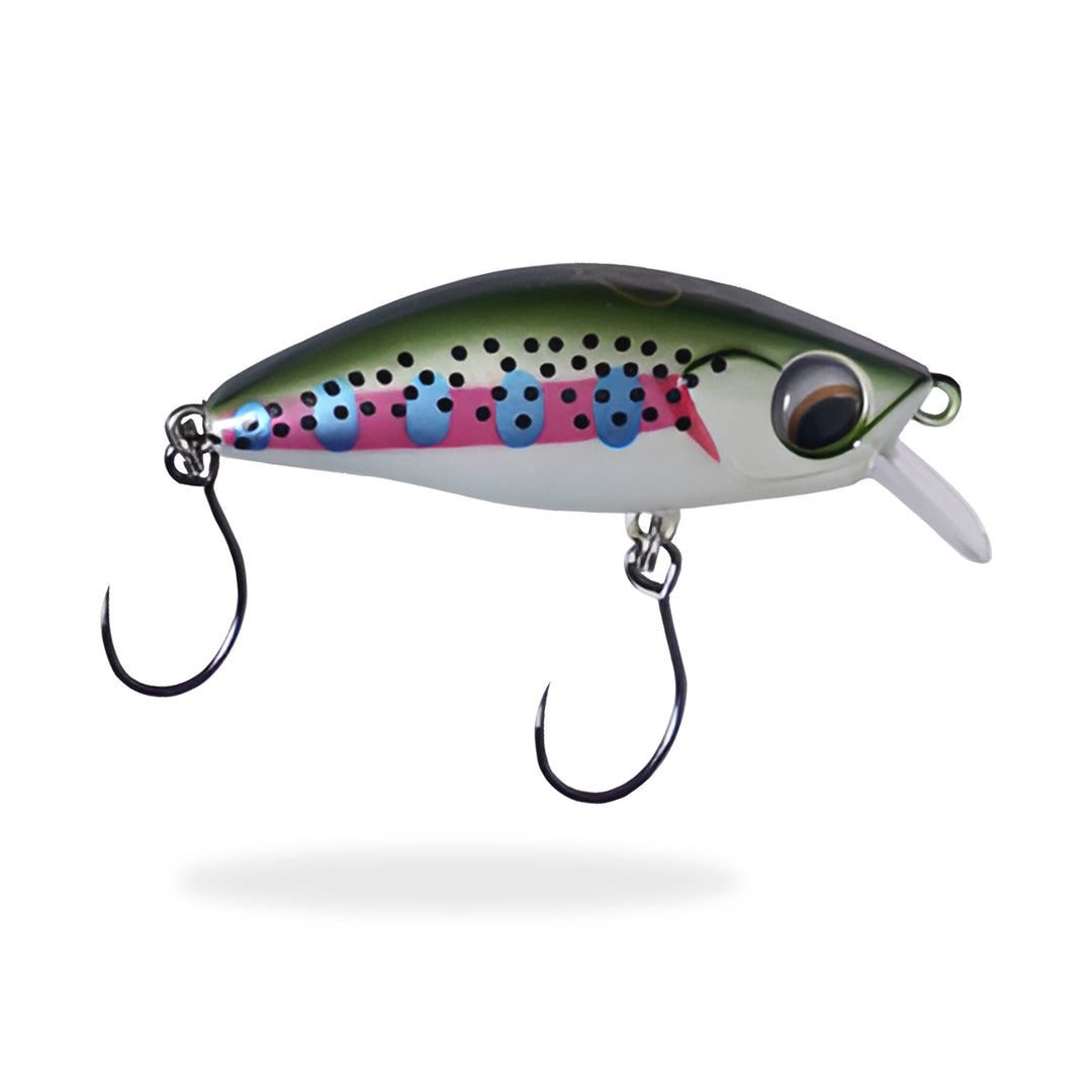 Angelherz® Heavy Minnow – Premium  Floating Forellenwobbler mit Rassel