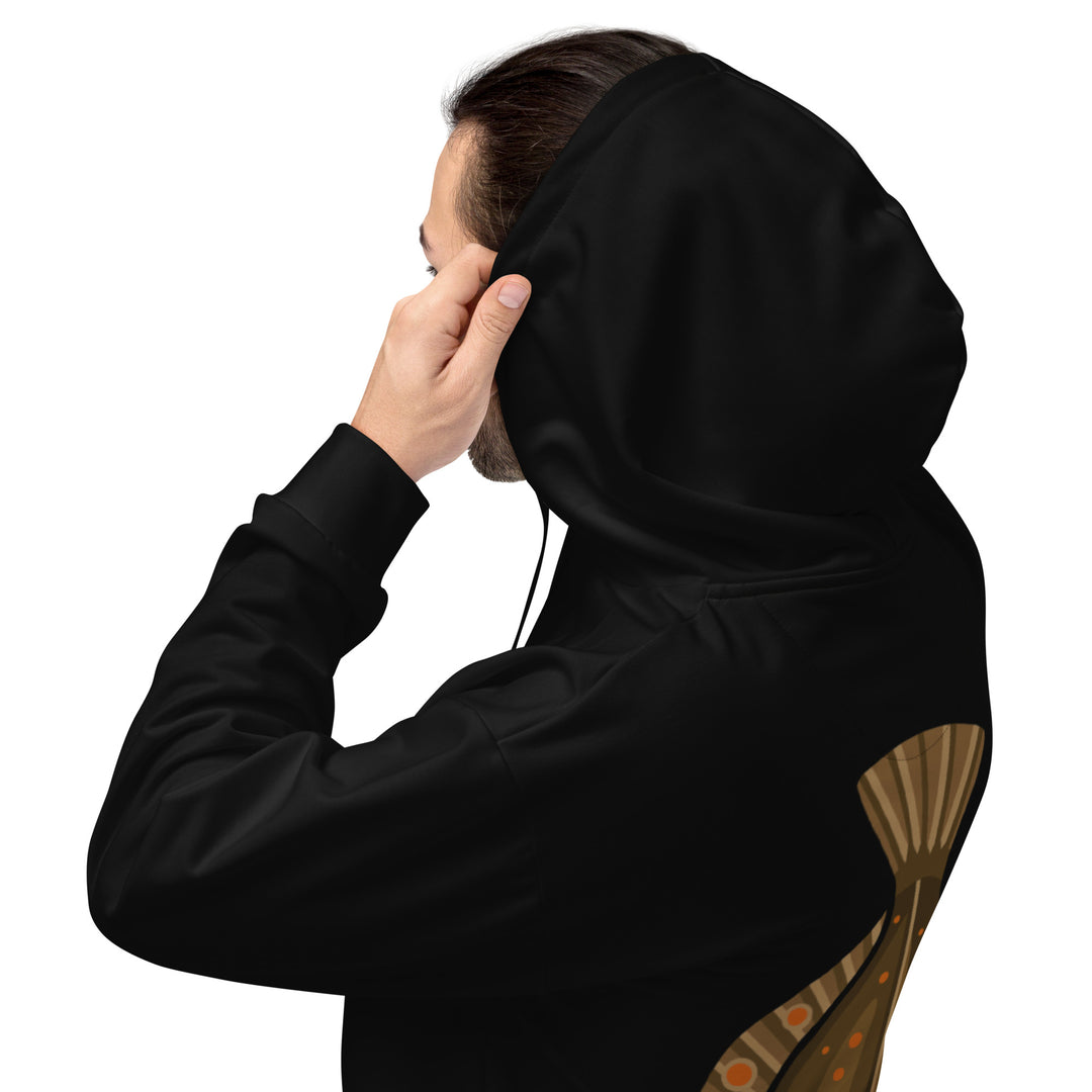 Unisex-Kapuzenpullover Scholle Stickerei bis 6XL