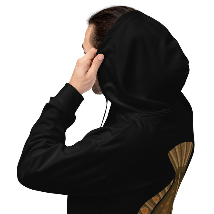 Unisex-Kapuzenpullover Scholle Stickerei bis 6XL