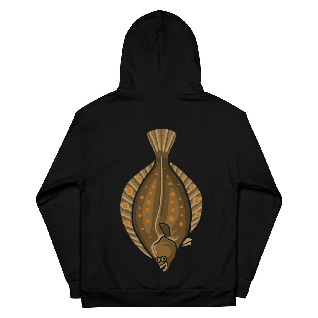 Unisex-Kapuzenpullover Scholle Stickerei bis 6XL