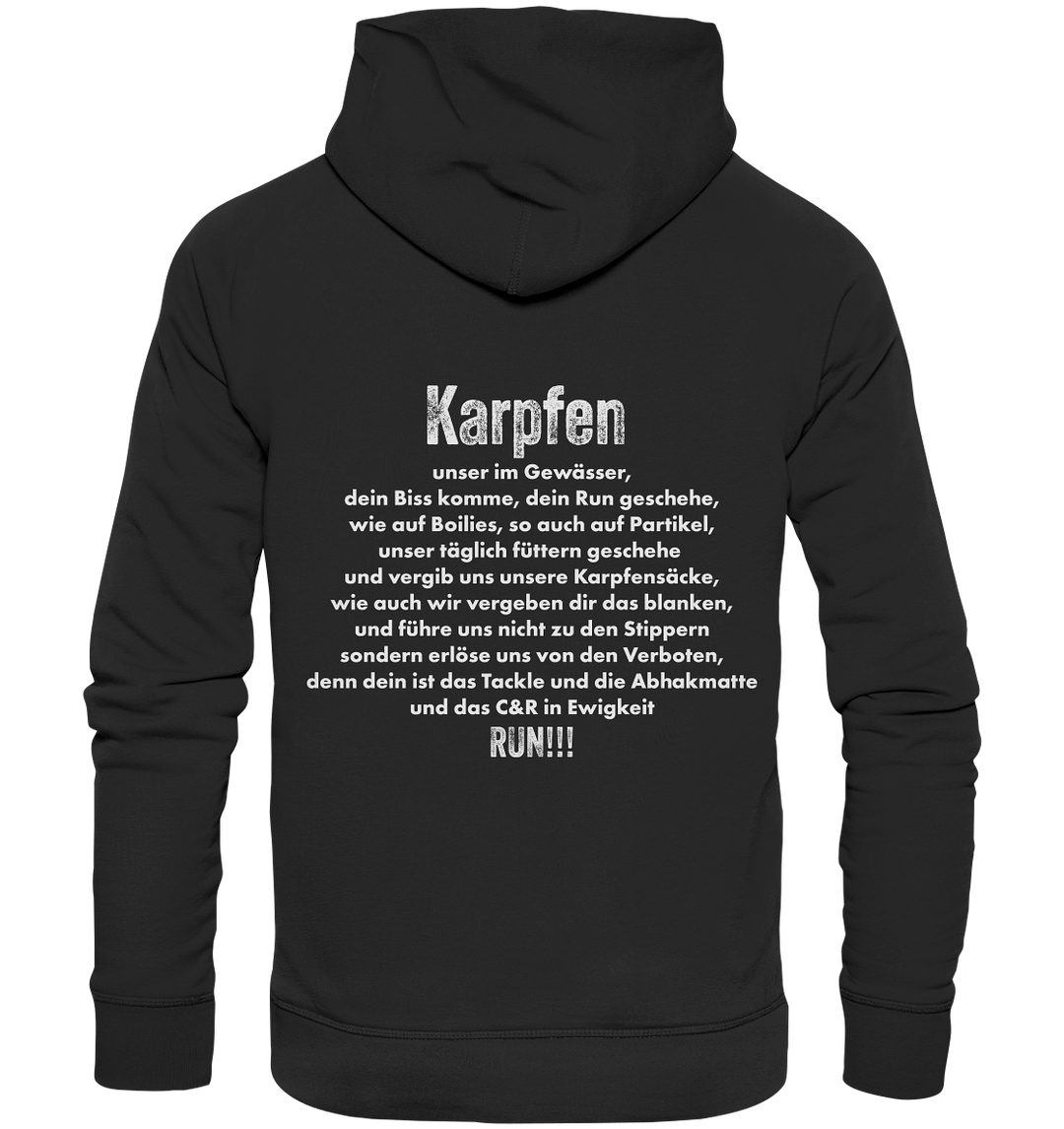 Karpfen Unser - Premium Unisex Hoodie - Hoodies- Classic Kollektion Hoodie, Premium Unisex Hoodie - Angelherz
