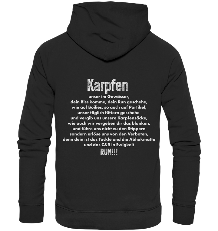 Karpfen Unser - Premium Unisex Hoodie - Hoodies- Classic Kollektion Hoodie, Premium Unisex Hoodie - Angelherz
