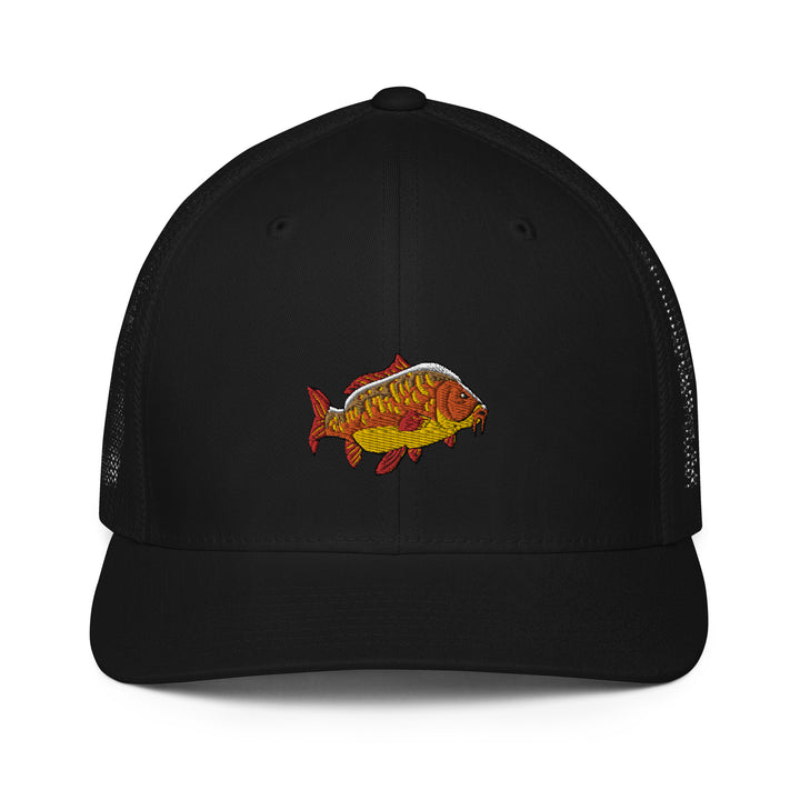 Trucker-Cap mit Karpfen Stickerei