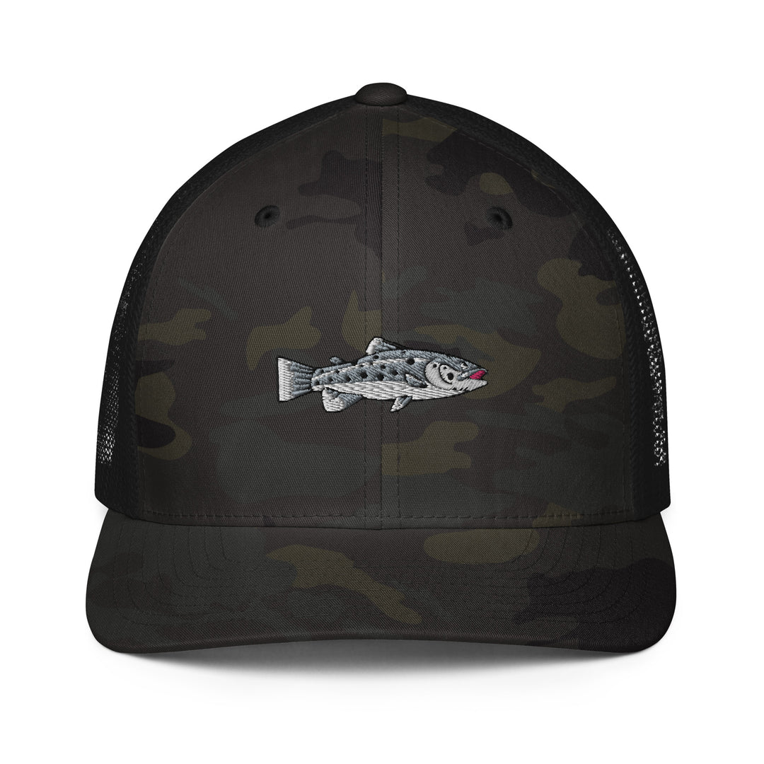 Trucker-Cap mit Meerforellen Stick