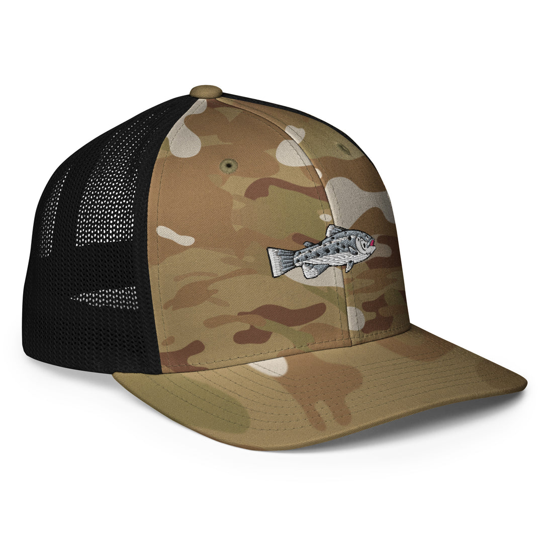 Trucker-Cap mit Meerforellen Stick