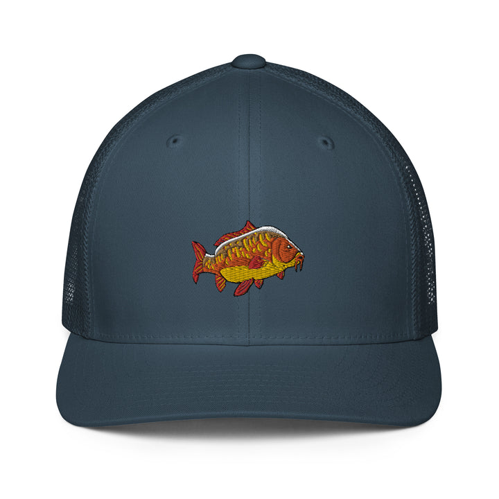 Trucker-Cap mit Karpfen Stickerei