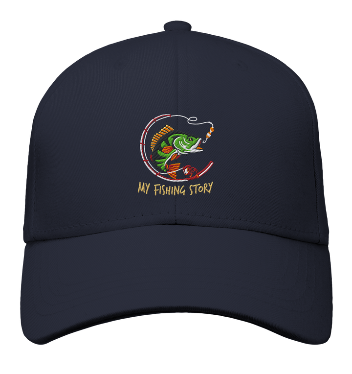 my fishing story - Organic Baseball Cap