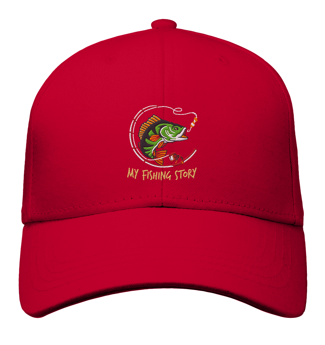 my fishing story - Organic Baseball Cap