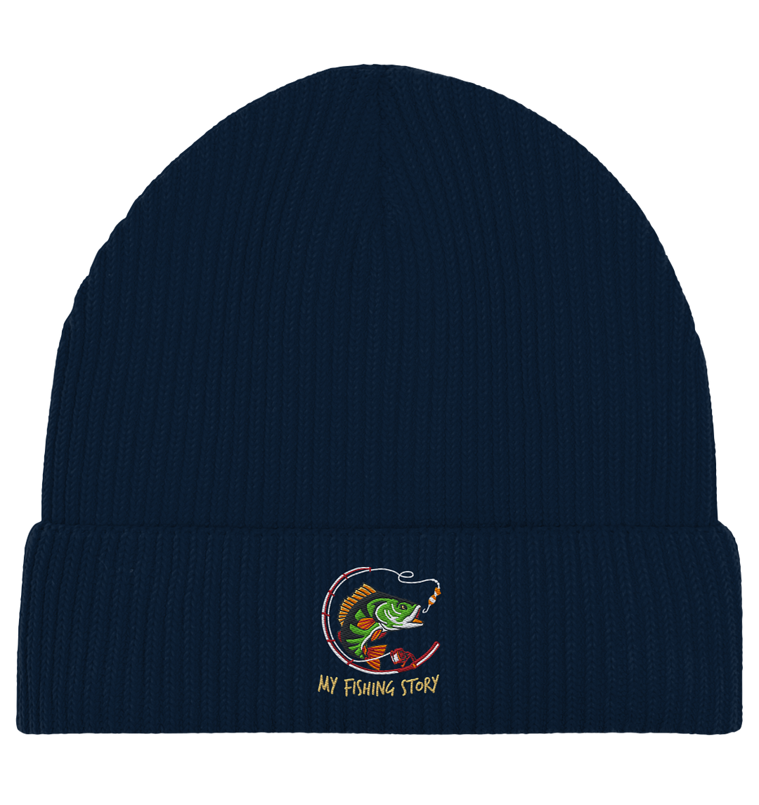 my fishing story - Organic Fisherman Beanie