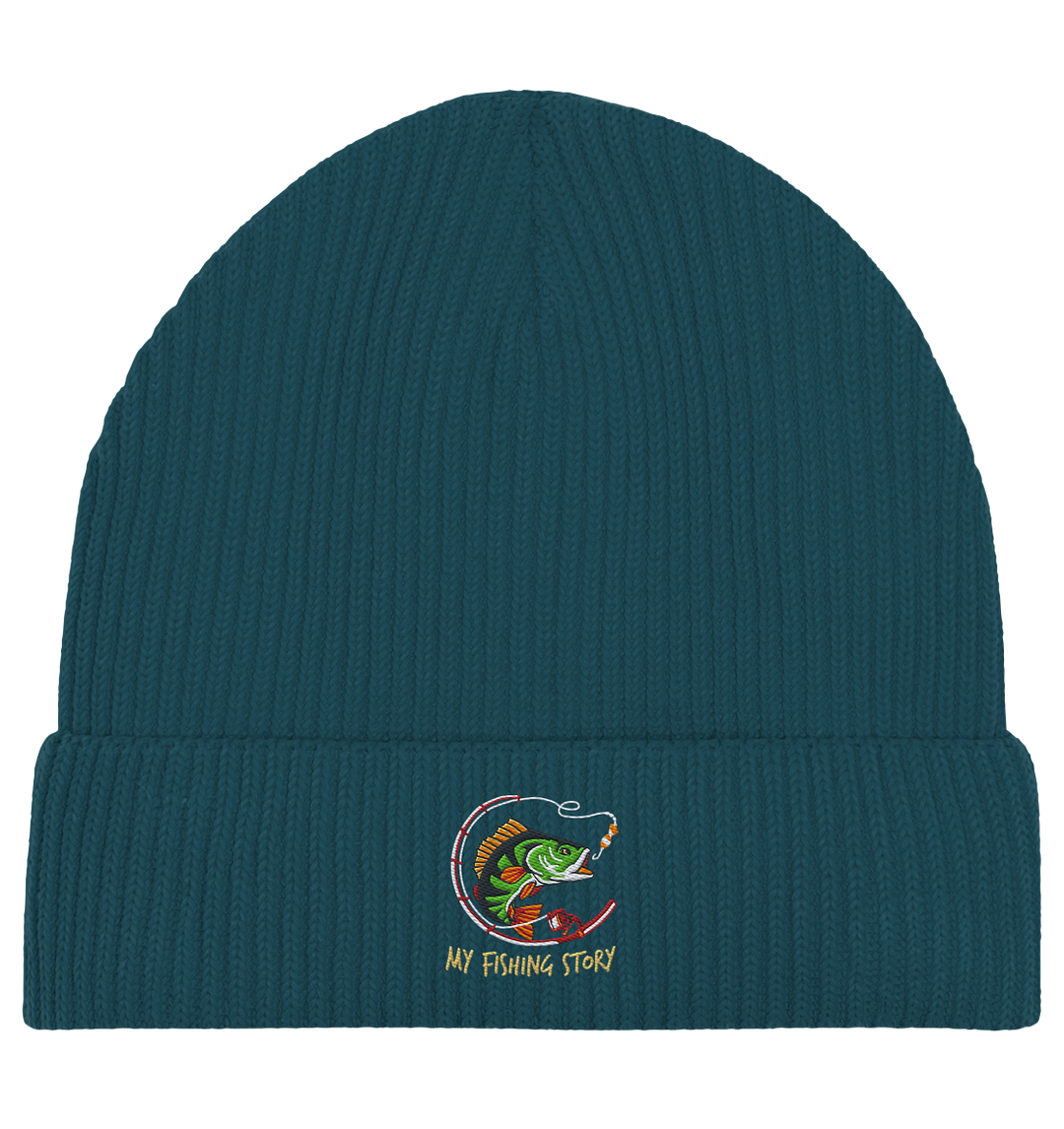 my fishing story - Organic Fisherman Beanie