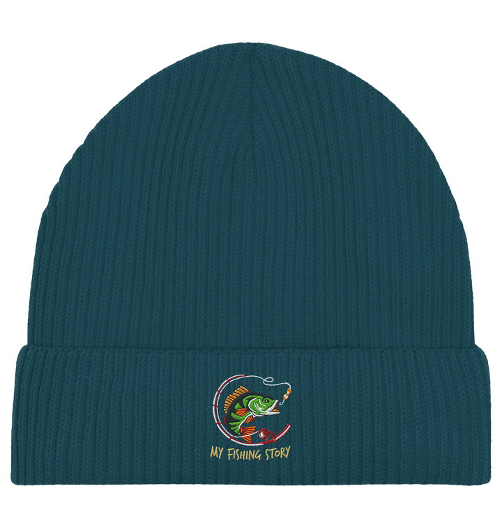 my fishing story - Organic Fisherman Beanie