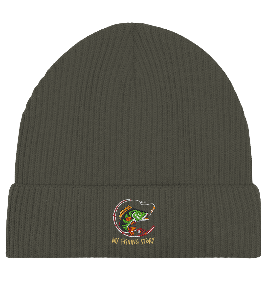 my fishing story - Organic Fisherman Beanie