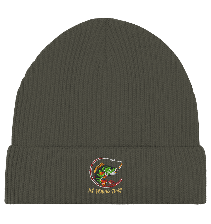 my fishing story - Organic Fisherman Beanie