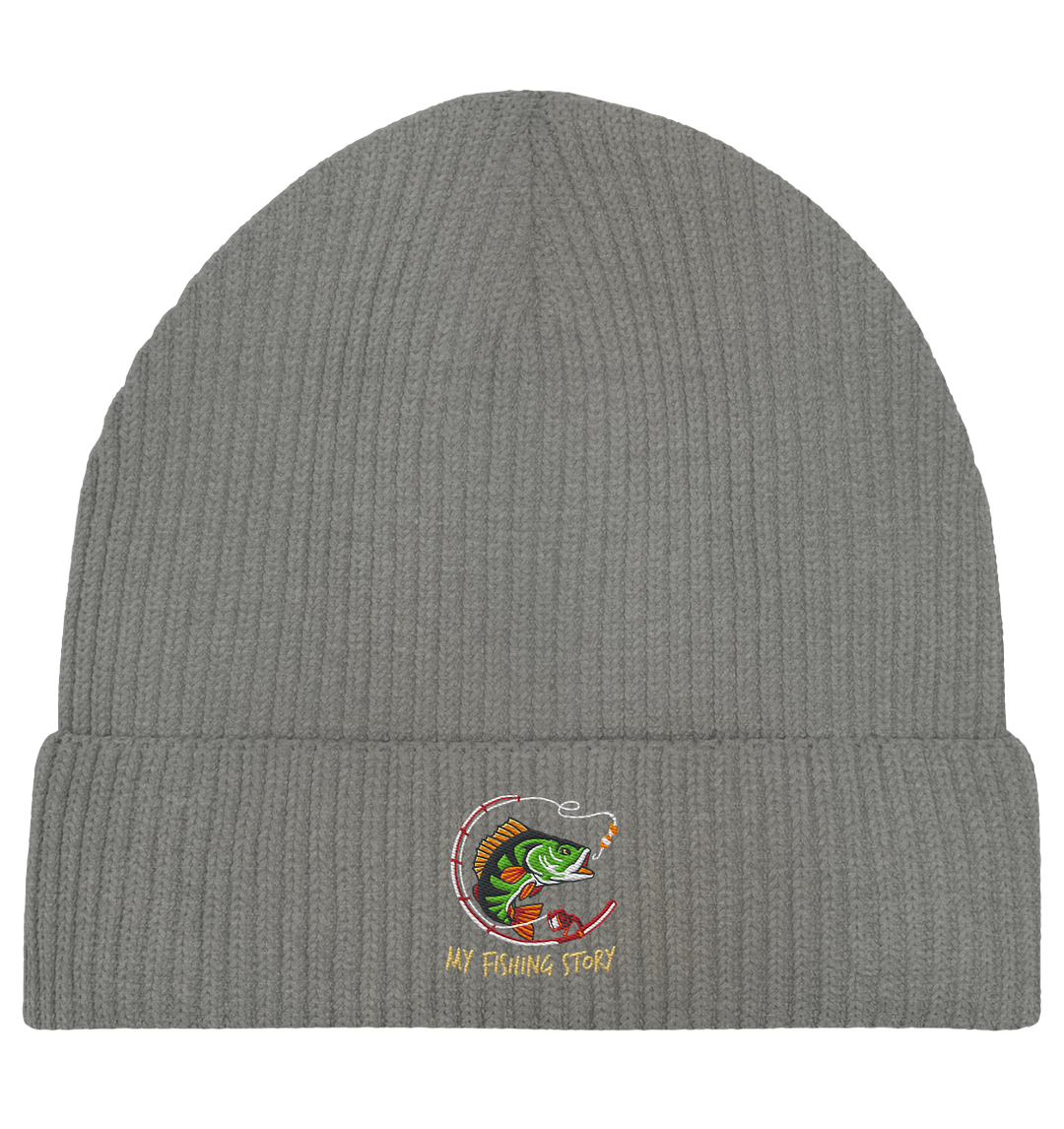 my fishing story - Organic Fisherman Beanie