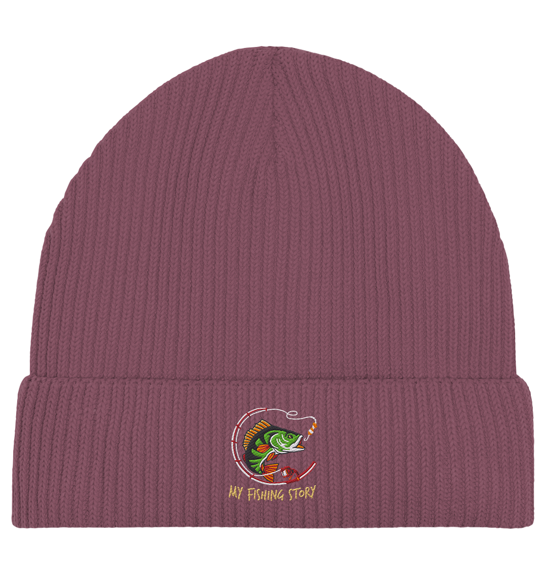 my fishing story - Organic Fisherman Beanie