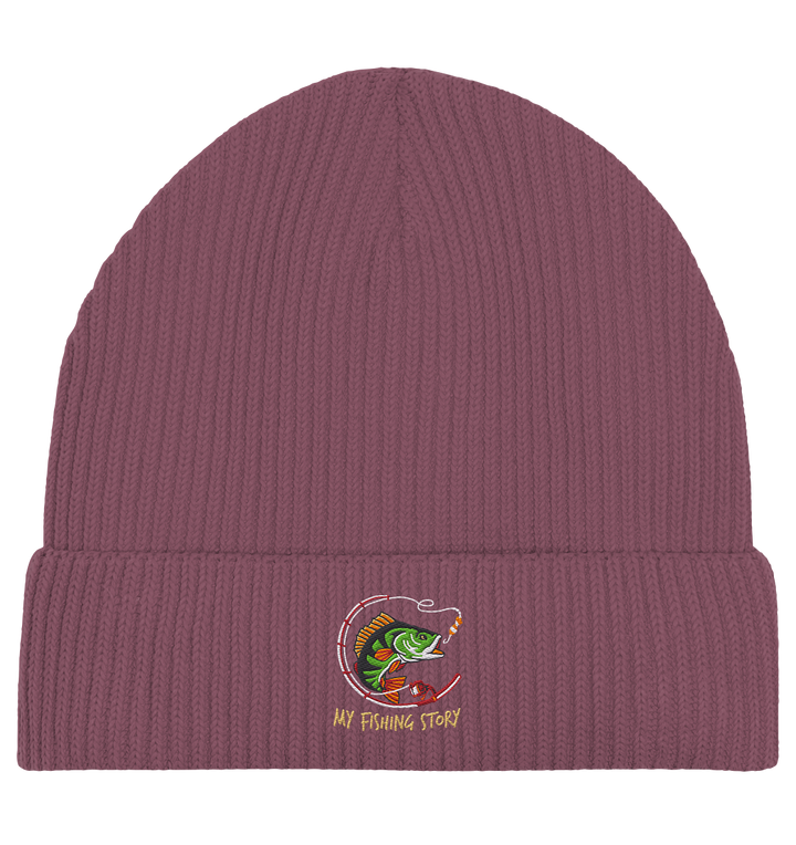 my fishing story - Organic Fisherman Beanie