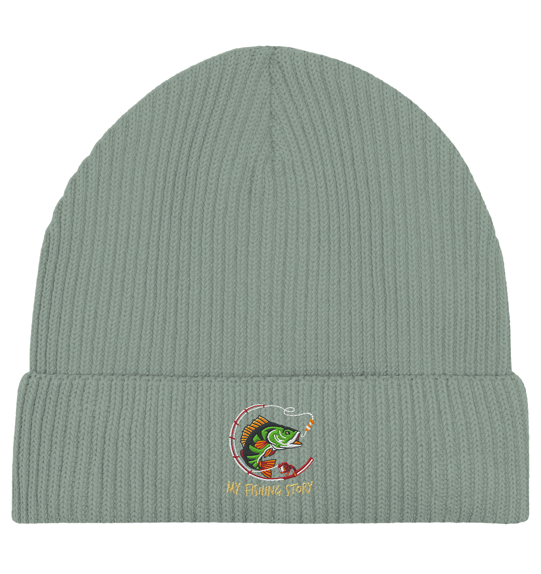 my fishing story - Organic Fisherman Beanie