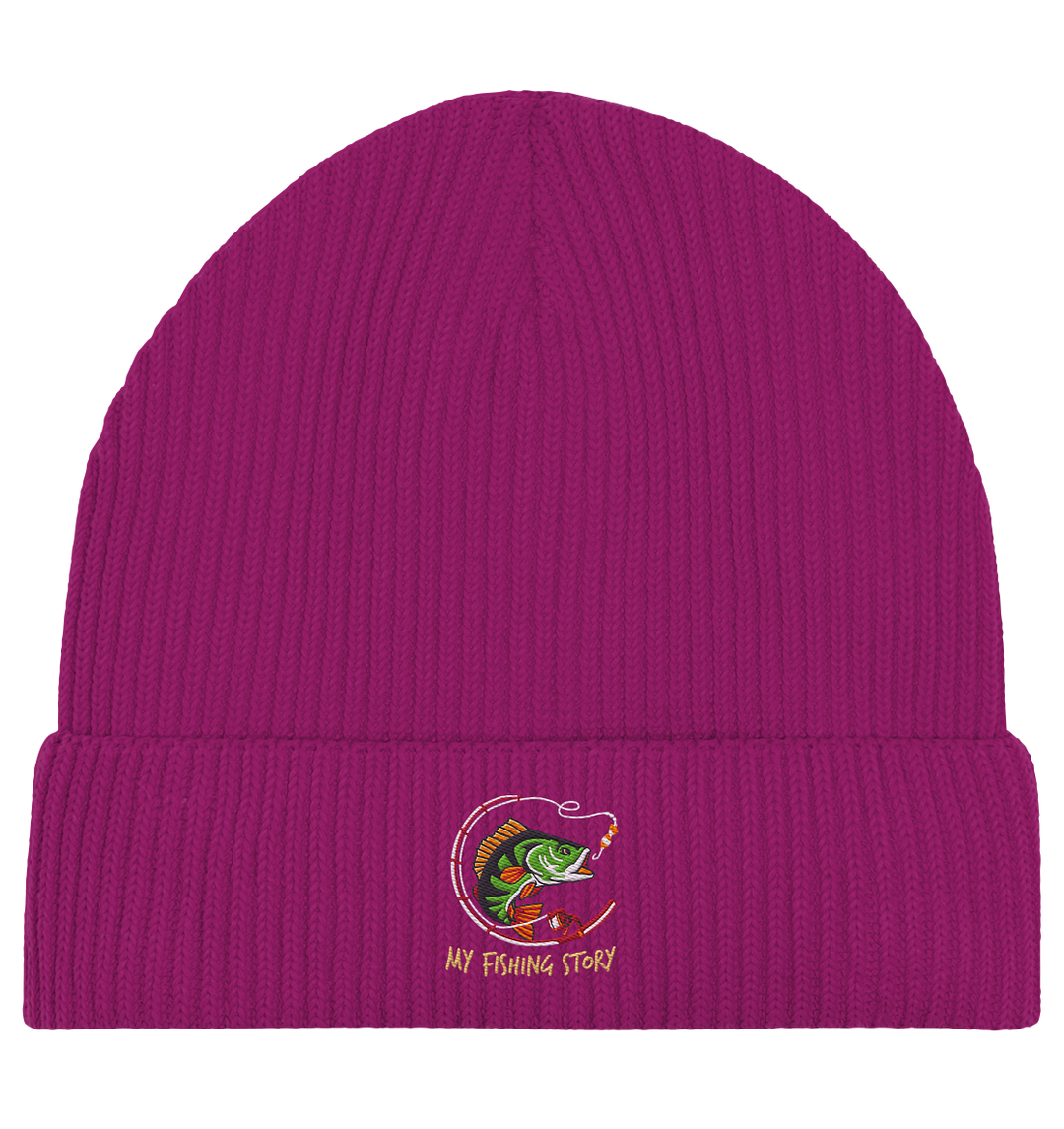 my fishing story - Organic Fisherman Beanie