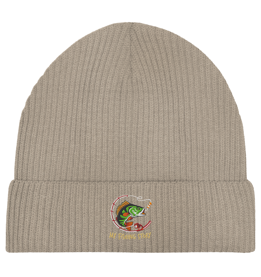 my fishing story - Organic Fisherman Beanie