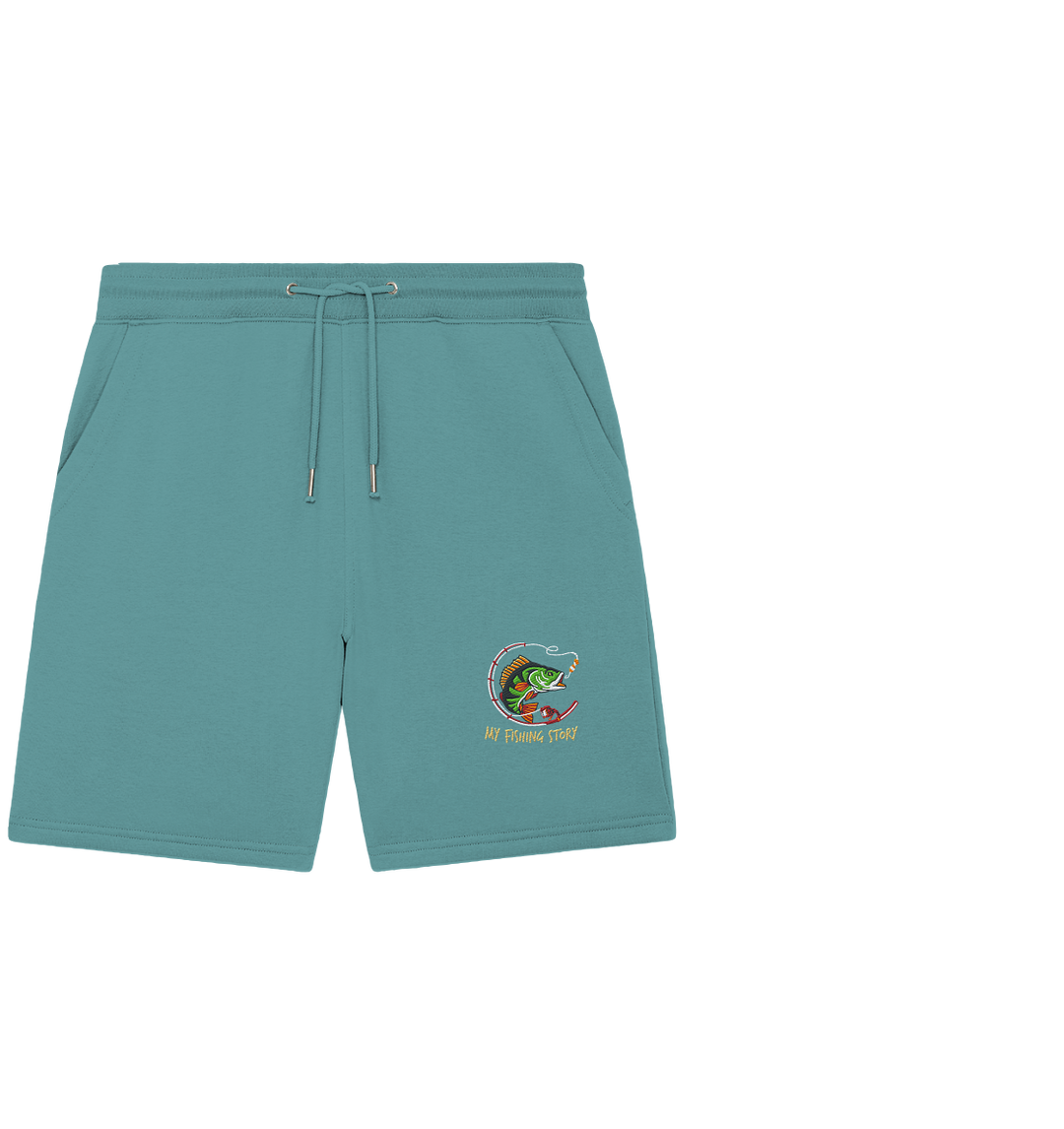 my fishing story - Organic Jogger Shorts (Stick)
