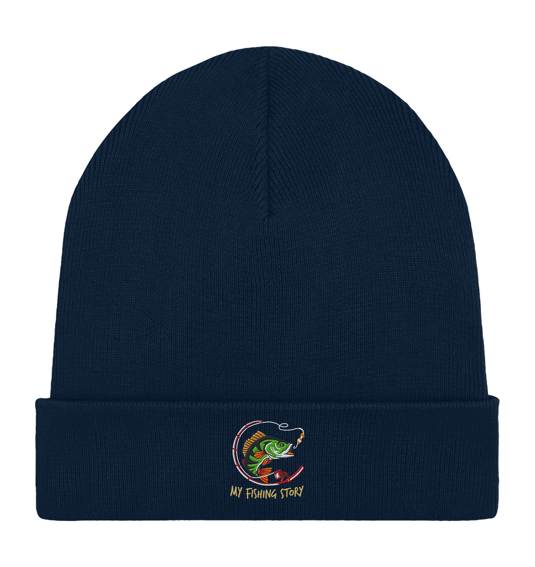 my fishing story - Organic Rib Beanie