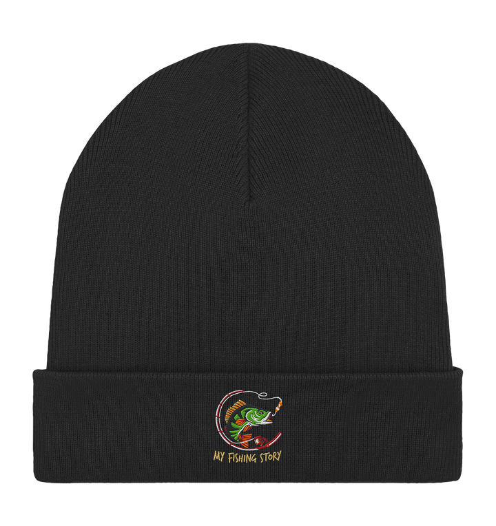 my fishing story - Organic Rib Beanie