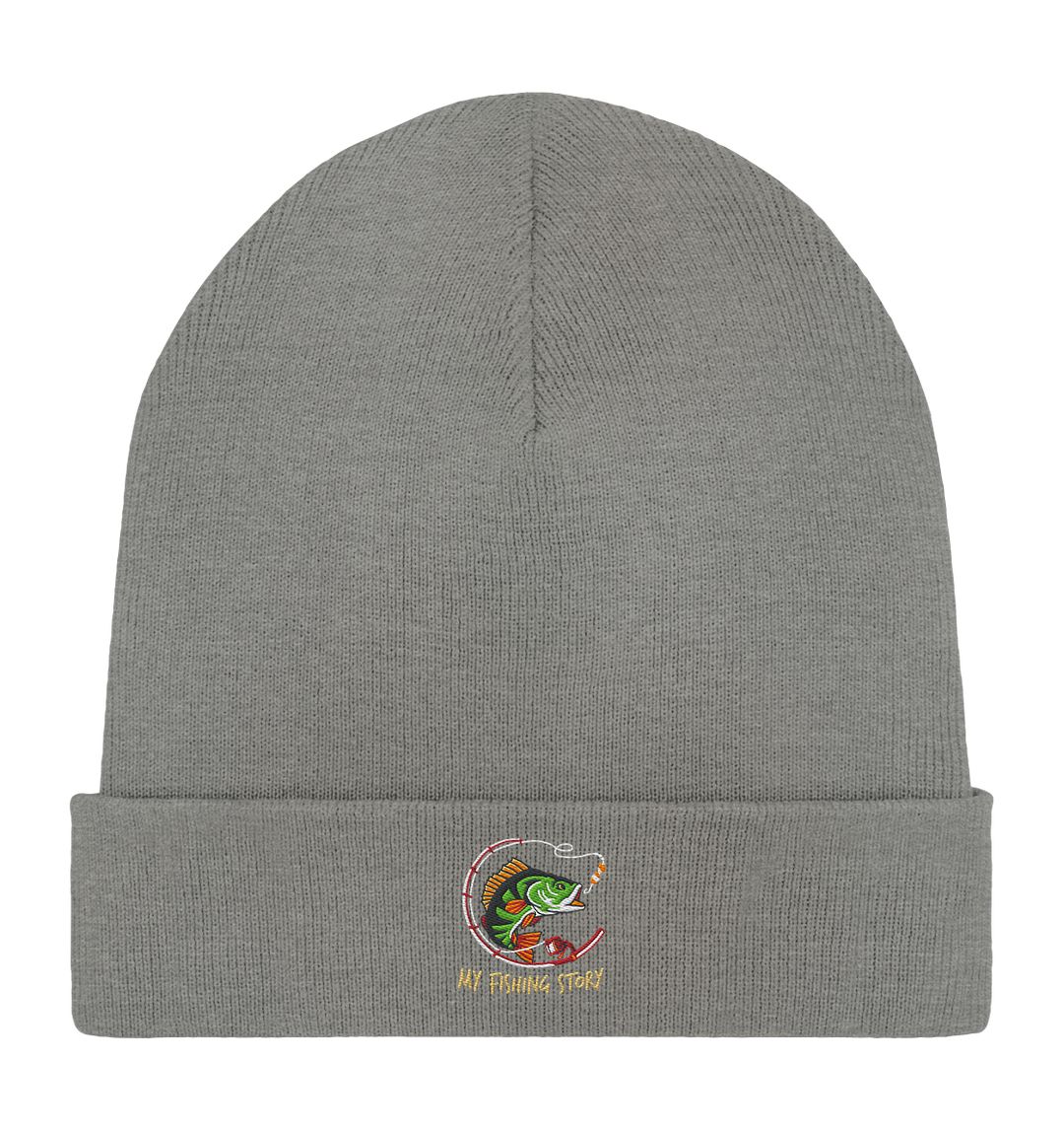 my fishing story - Organic Rib Beanie