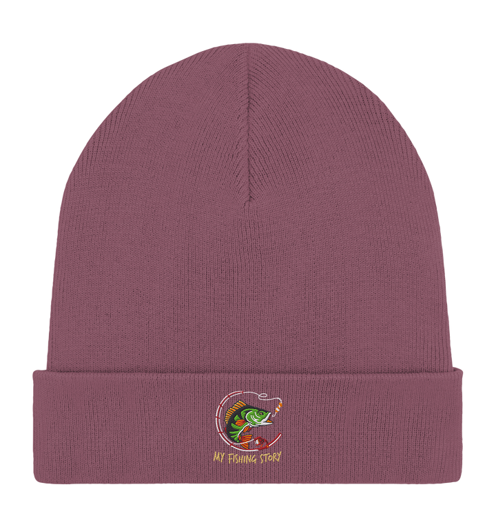 my fishing story - Organic Rib Beanie