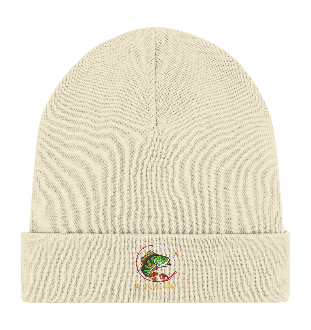 my fishing story - Organic Rib Beanie