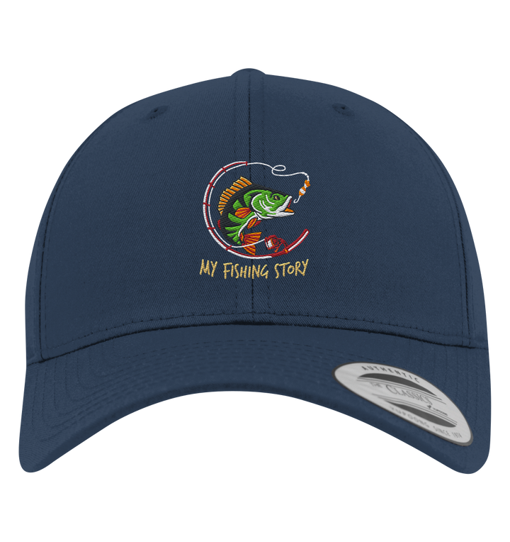 my fishing story - Premium Baseball Cap