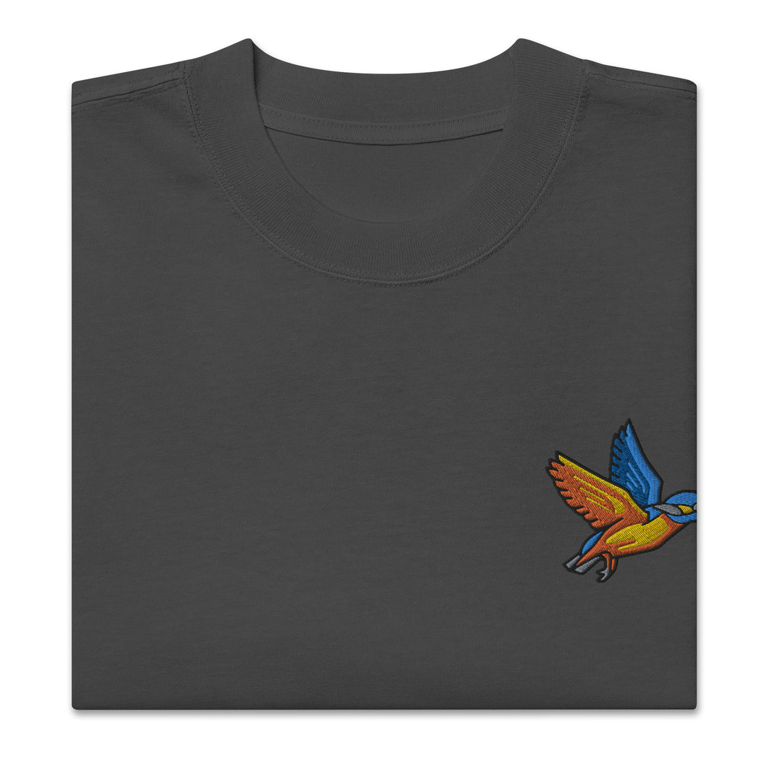 Oversized T-Shirt - Eis Vogel