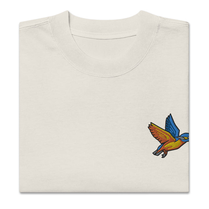 Oversized T-Shirt - Eis Vogel