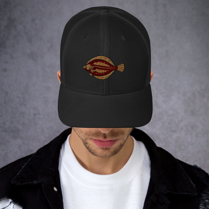 Trucker-Cap Scholle Stickerei
