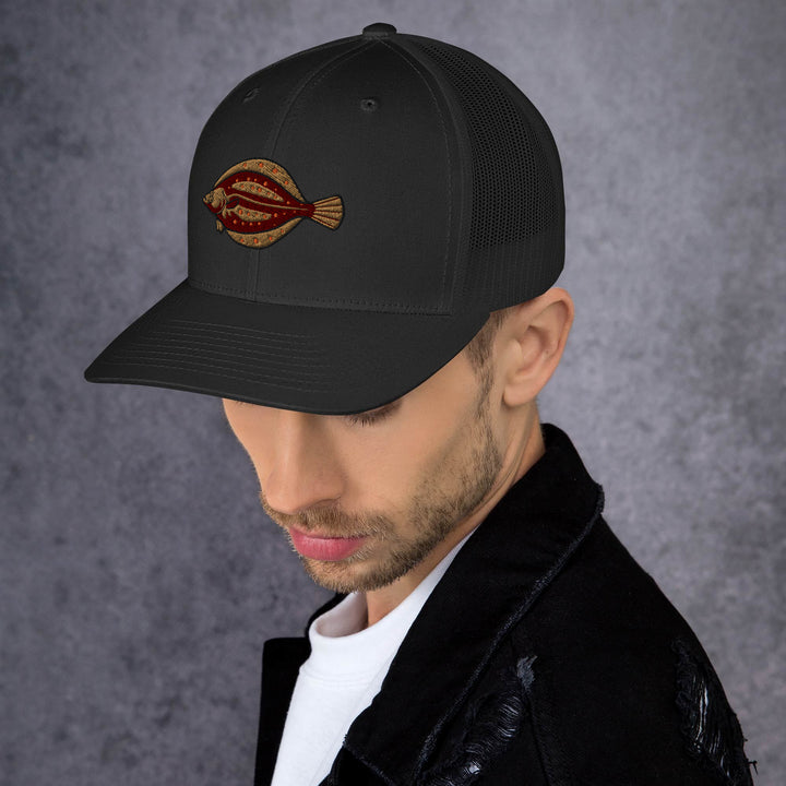 Trucker-Cap Scholle Stickerei
