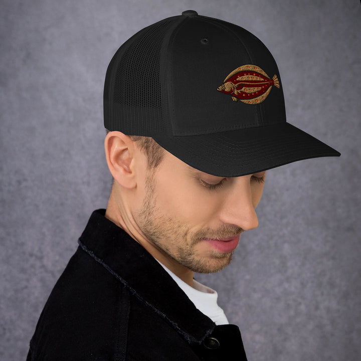 Trucker-Cap Scholle Stickerei