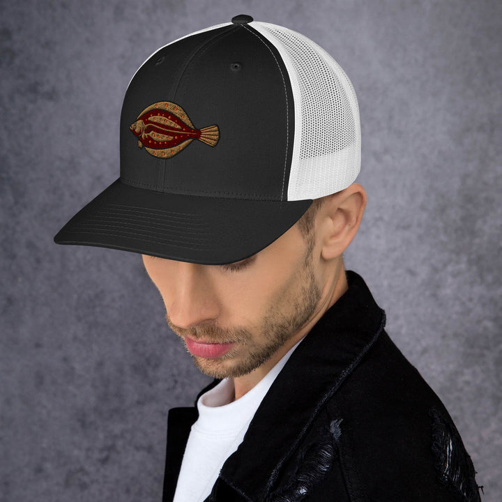 Trucker-Cap Scholle Stickerei