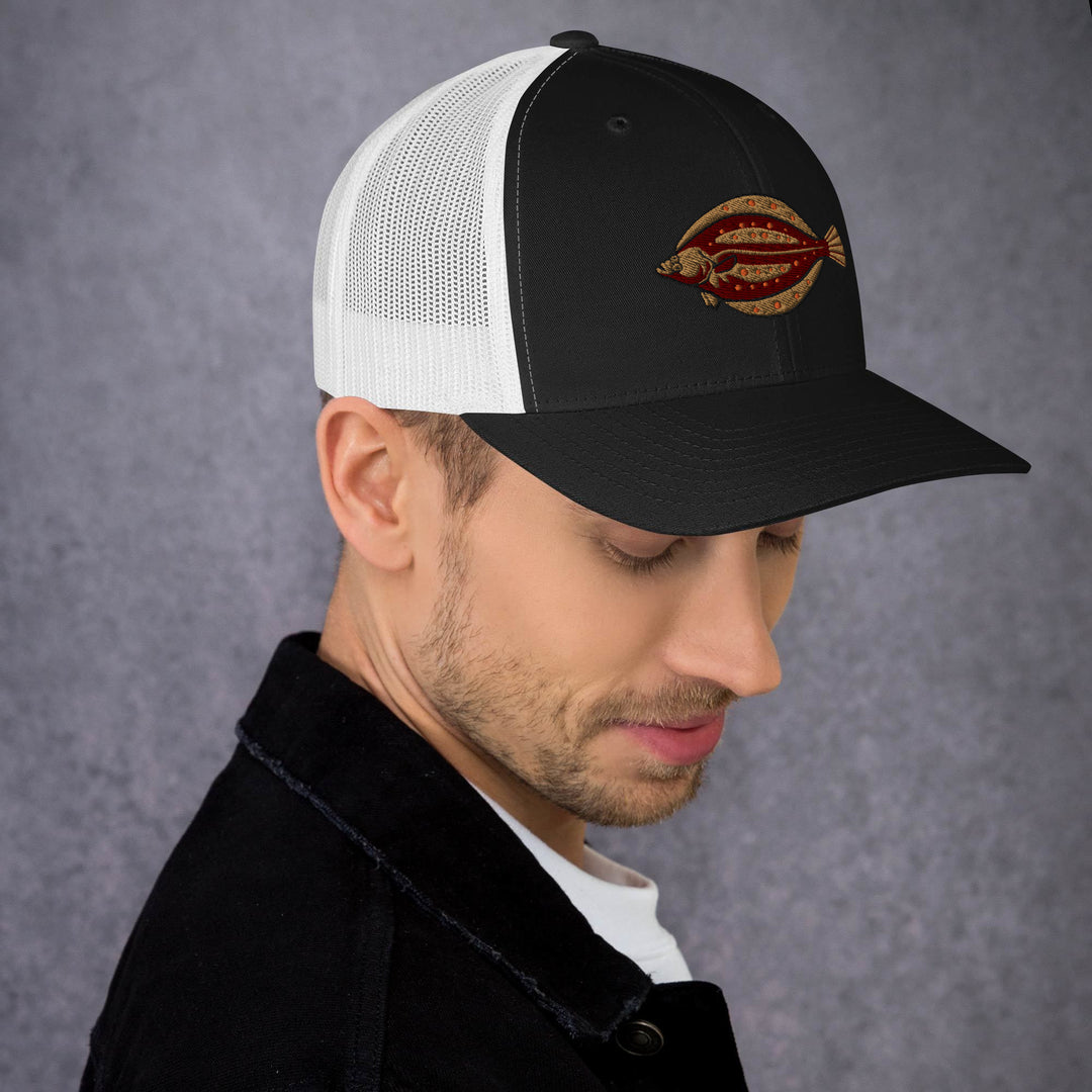 Trucker-Cap Scholle Stickerei