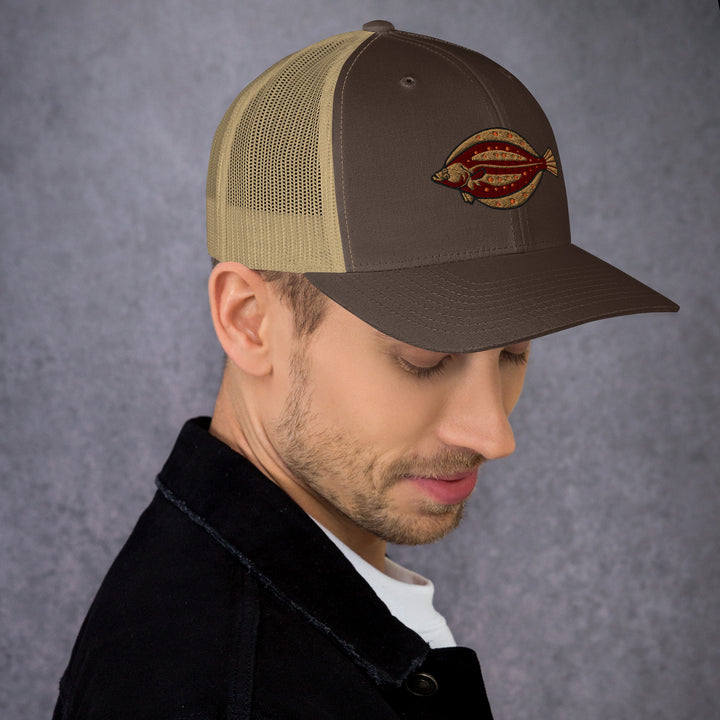 Trucker-Cap Scholle Stickerei