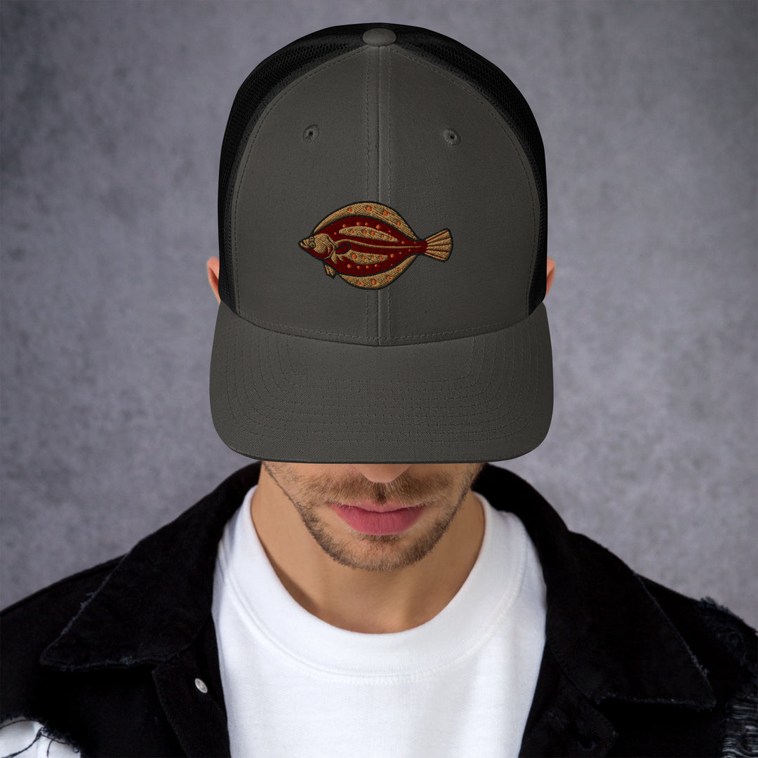 Trucker-Cap Scholle Stickerei