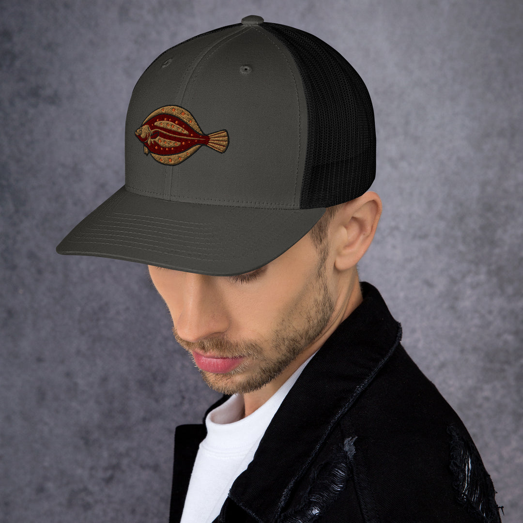 Trucker-Cap Scholle Stickerei