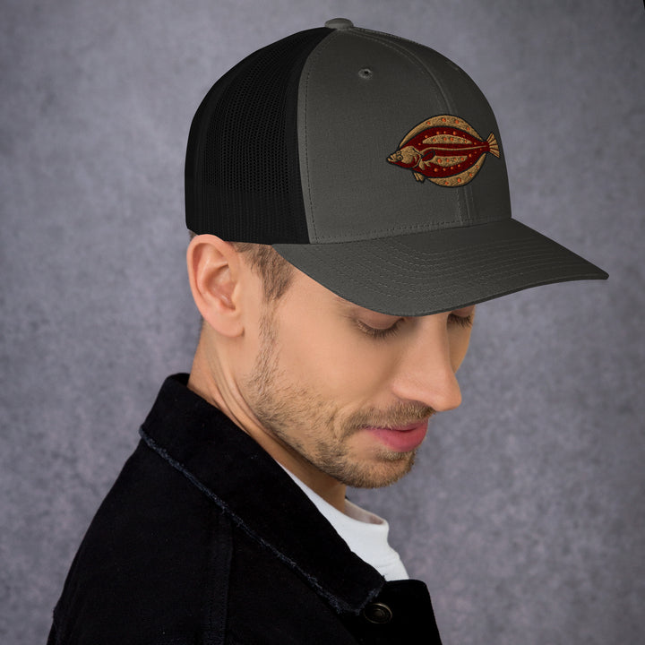 Trucker-Cap Scholle Stickerei