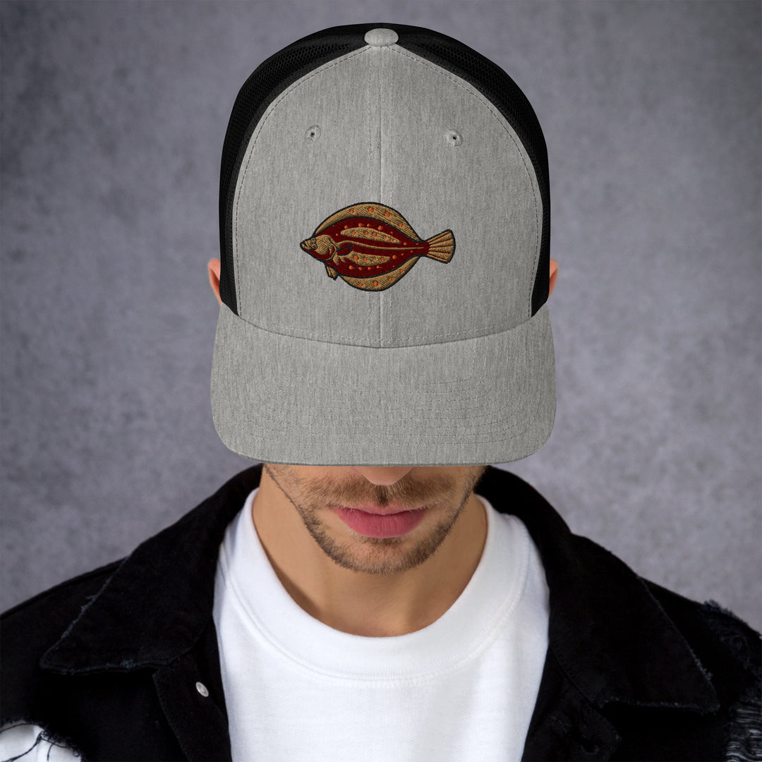 Trucker-Cap Scholle Stickerei
