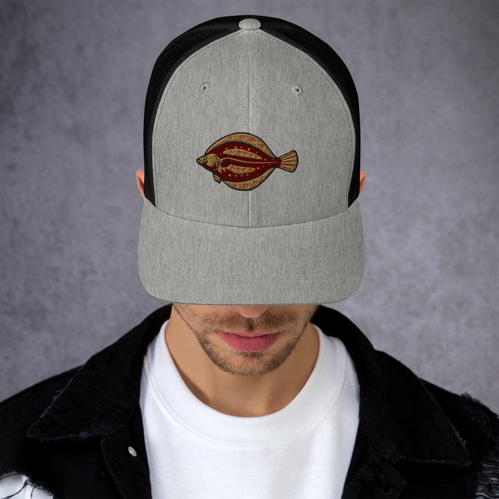 Trucker-Cap Scholle Stickerei