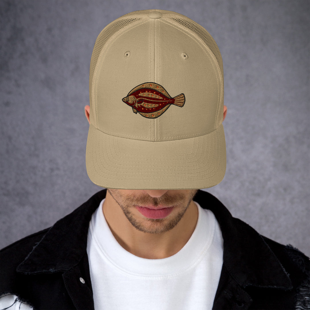 Trucker-Cap Scholle Stickerei